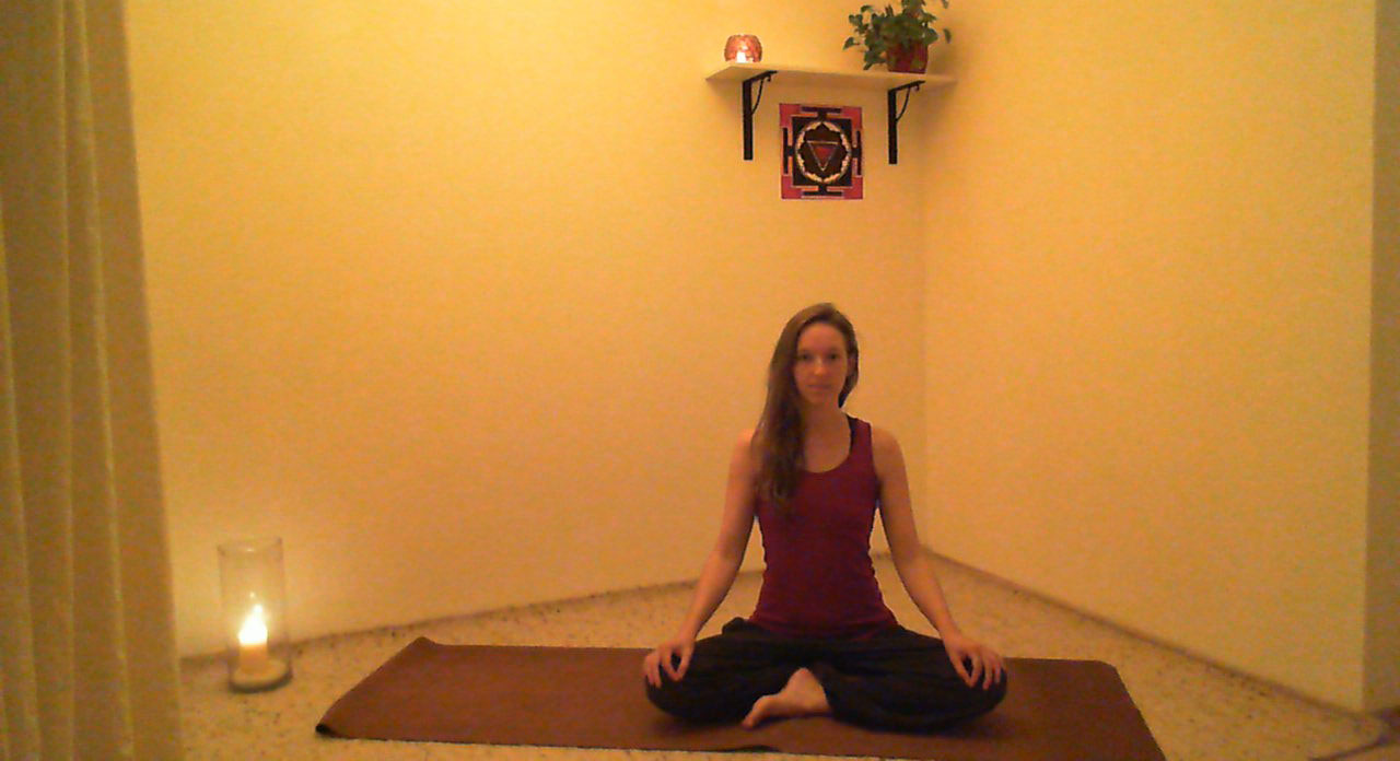 Yoga zu Haus über Zoom